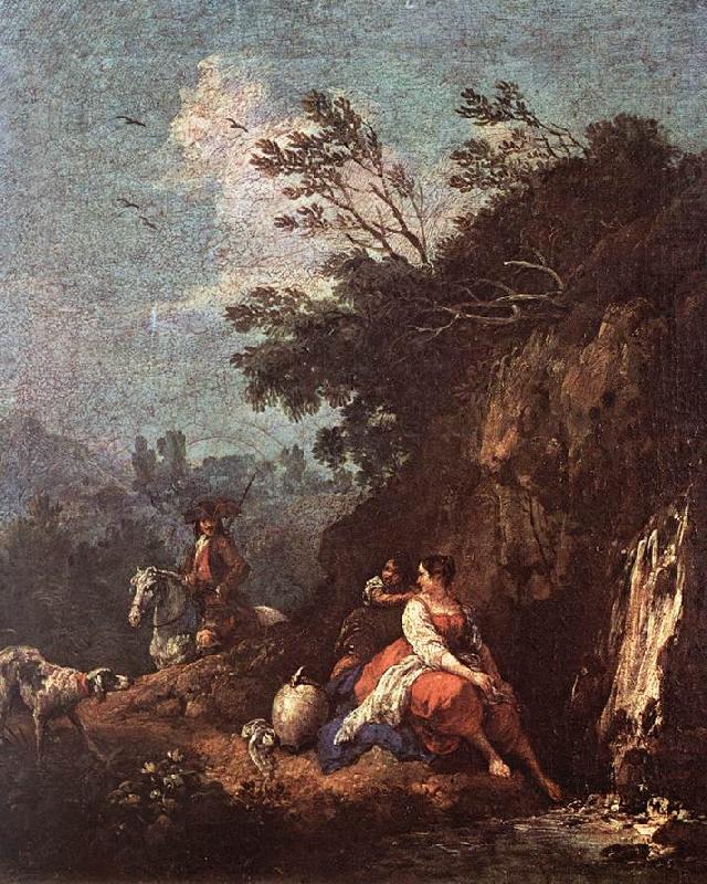 Landscape with a Rider, ZUCCARELLI  Francesco